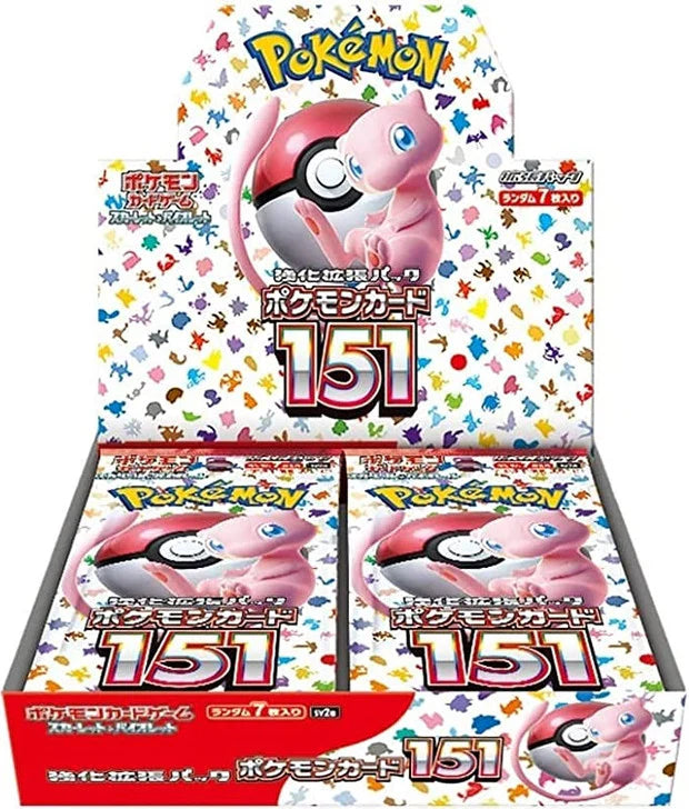 Pokemon 151 giapponese box da 20 bustine