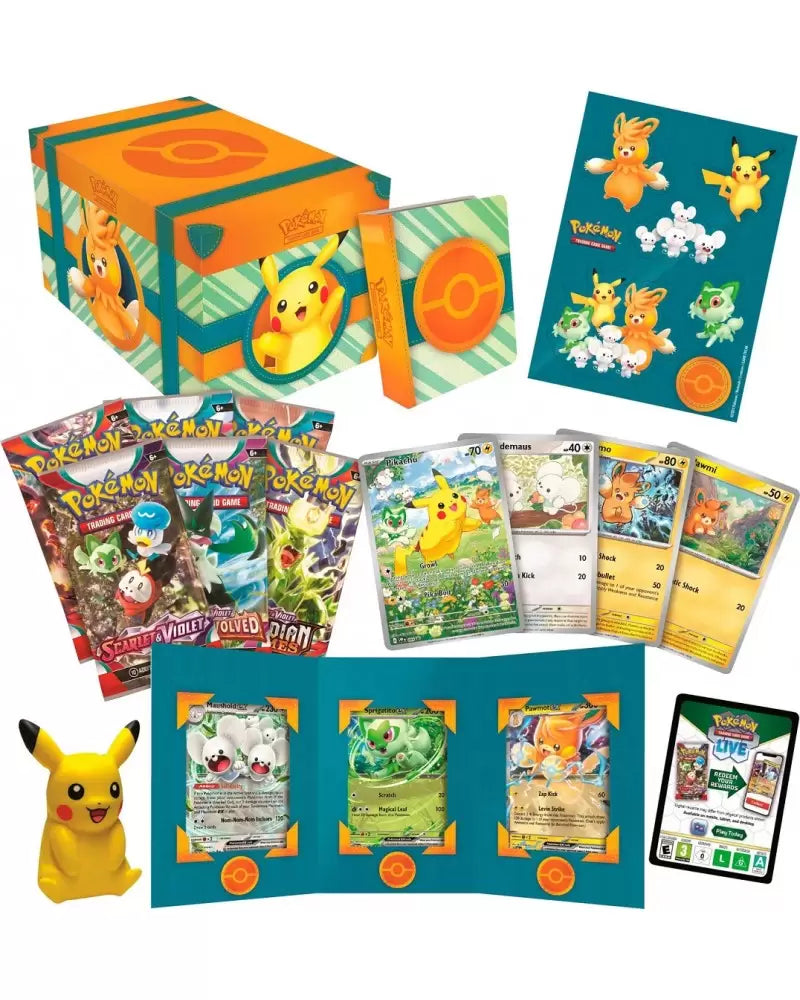 Pokémon Bauletto Avventura a Paldea Pikachu e Pawmo