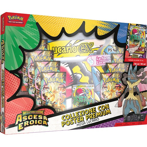 TCG Pokemon – M2.5 collezione poster premium mega lucario (it