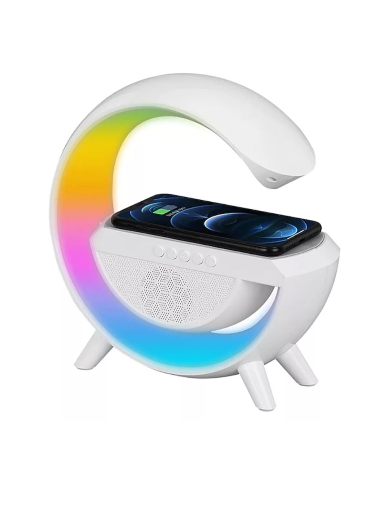 Altoparlante wireless con luce rgb e caricabatterie mage safe