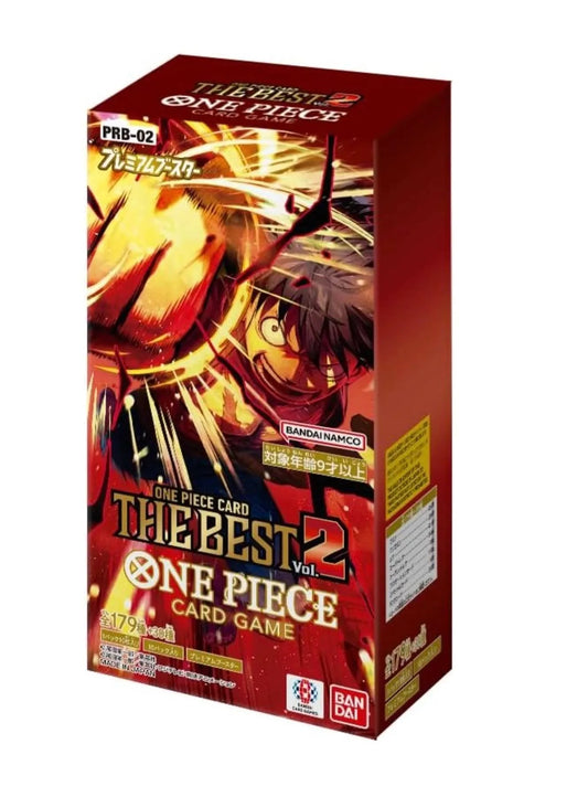 One Piece The Best 2 PRB02 Booster Box - 10 Bustine Giapponesi con carte popolari