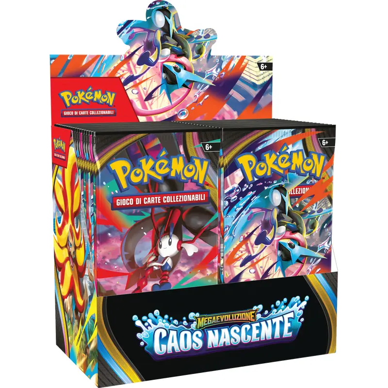 Pokémon - Megaevoluzione - Caos Nascente - Display 36 Buste - Italiano - Italiano