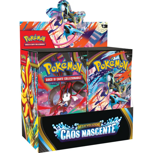 Pokémon - Megaevoluzione - Caos Nascente - Display 36 Buste - Italiano - Italiano