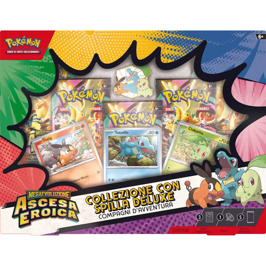 POKÉMON COLLEZIONE CON SPILLA DELUXE COMPAGNI D’AVVENTURA