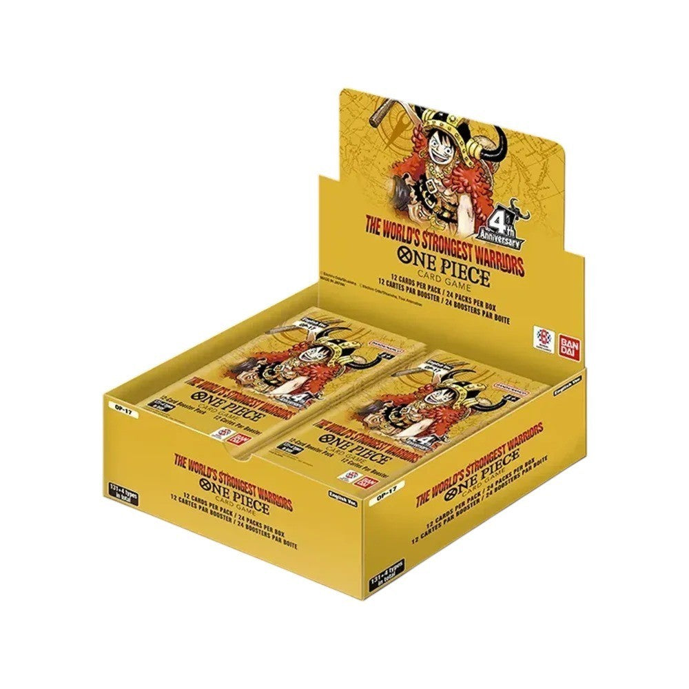 One Piece OP-17 BOX World's Strongest Warrior Sealed ENG OP17 Inglese Display